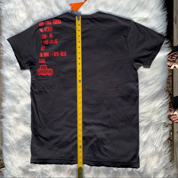 NEW Ben Sherman tee shirt black w/ rock & roll screen-printed logo NWT - Picture 15 of 16